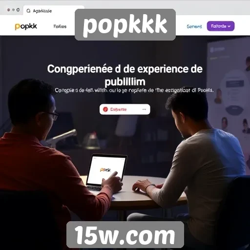 Análise da experiência de usuário no site popkkk